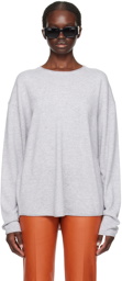 Guest in Residence Gray Oversized Sweater
