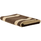 Autumn Sonata Brown & Beige Karin Bath Sheet
