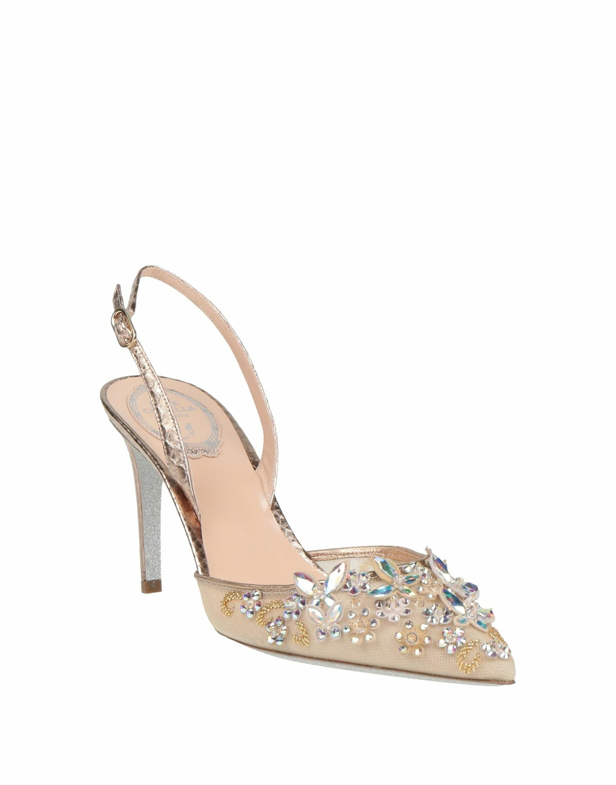 Rene' Caovilla Womens Pumps in Beige