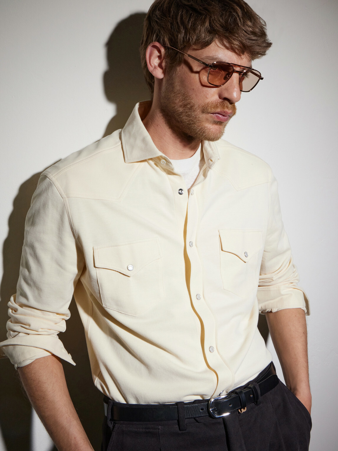 Cutler and Gross - 1425 Square-Frame Gold-Tone Sunglasses