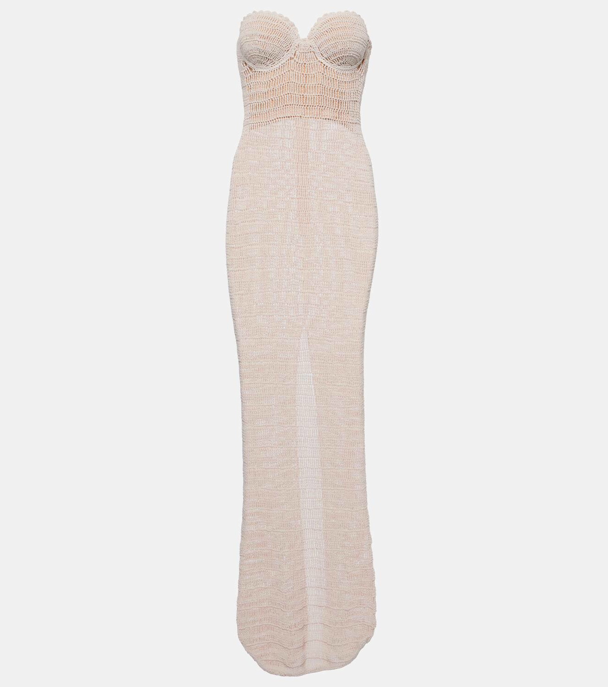 ワンピース MAGDA BUTRYM '28' dress Magda Butrym Crochet cotton and linen blend midi dress Magda
