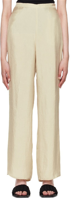 Photo: Missing You Already Beige Crinkled Lounge Pants