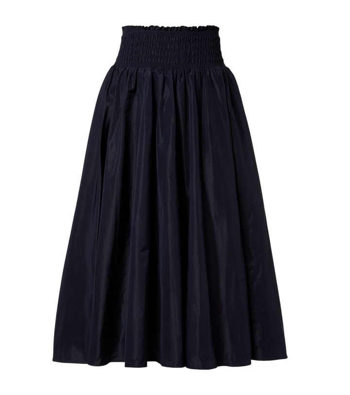 Photo: Patou Shirred midi skirt
