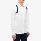 Alexander McQueen Men's Brush Stroke Harness Shirt in White