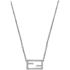 Fendi Silver Forever Fendi Magnetic Necklace
