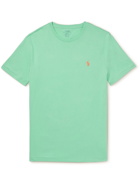 Polo Ralph Lauren - Slim-Fit Logo-Embroidered Cotton-Jersey T-Shirt - Green