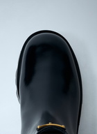 Prada Logo Plaque Ankle Boots