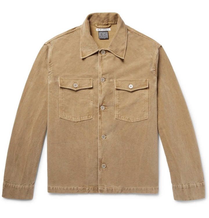 Photo: Our Legacy - Cotton-Moleskin Jacket - Men - Camel