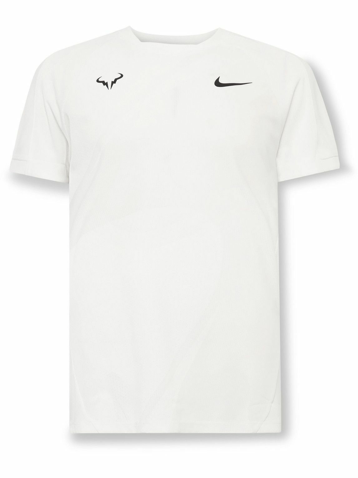 Photo: Nike Tennis - NikeCourt Rafa Slim-Fit Dri-FIT ADV T-Shirt - White