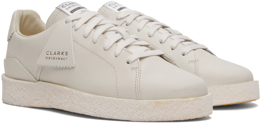 clarks white sneakers