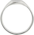 Seb Brown Silver Plain Neapolitan Signet Ring