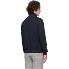 JW Anderson Navy Neckband Track Sweater