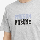 Maison Kitsuné Men's Surf Club Comfort T-Shirt in Light Grey Melange