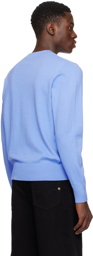 Versace Jeans Couture Blue V-Emblem Sweater