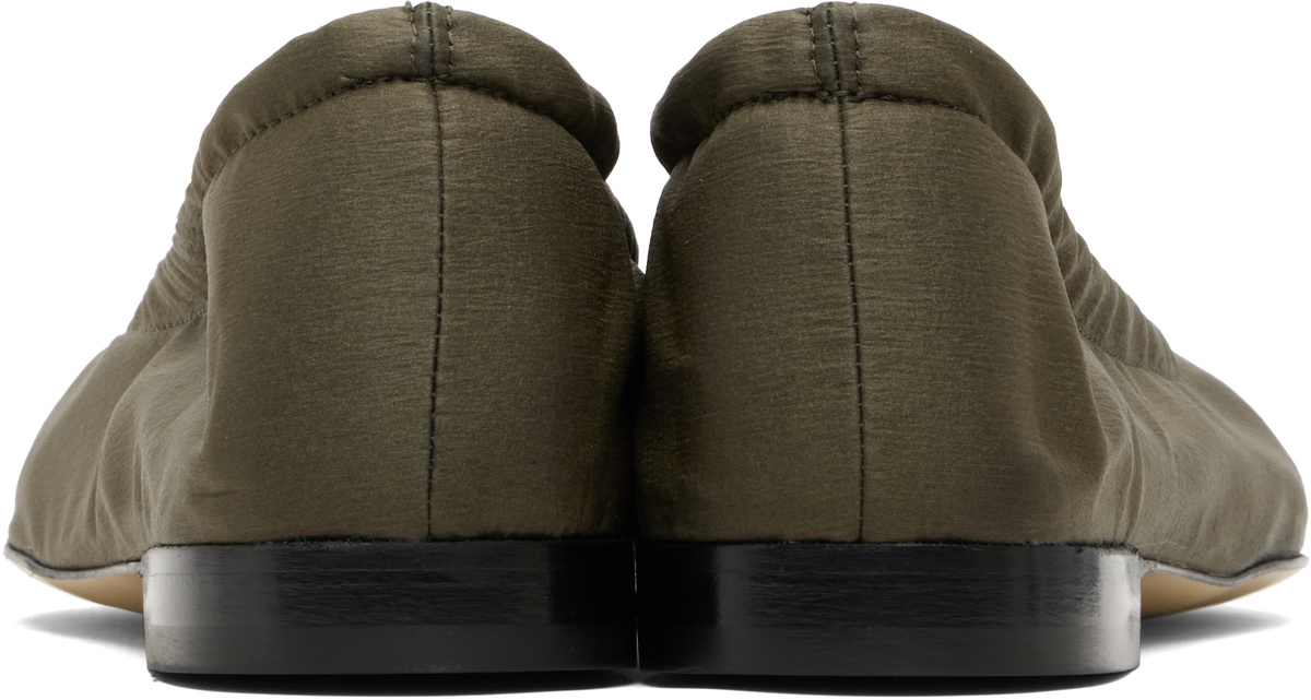 Cecilie Bahnsen Khaki Bona Ballerina Flats