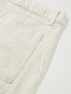 Onia - Straight-Leg Linen-Blend Shorts - Neutrals