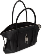 Givenchy Black Medium Grained Antigona Lock Soft Tote