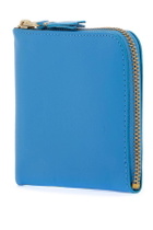 COMME DES GARCONS WALLET zip around wallet portfolio Light blue