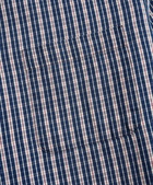 Brooks Brothers Men's Milano Slim-Fit Sport Shirt, Indigo Micro-Check | Blue