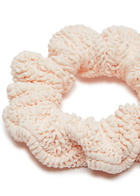 Hunza G Seersucker Scrunchie, Scrunchie, Rose
