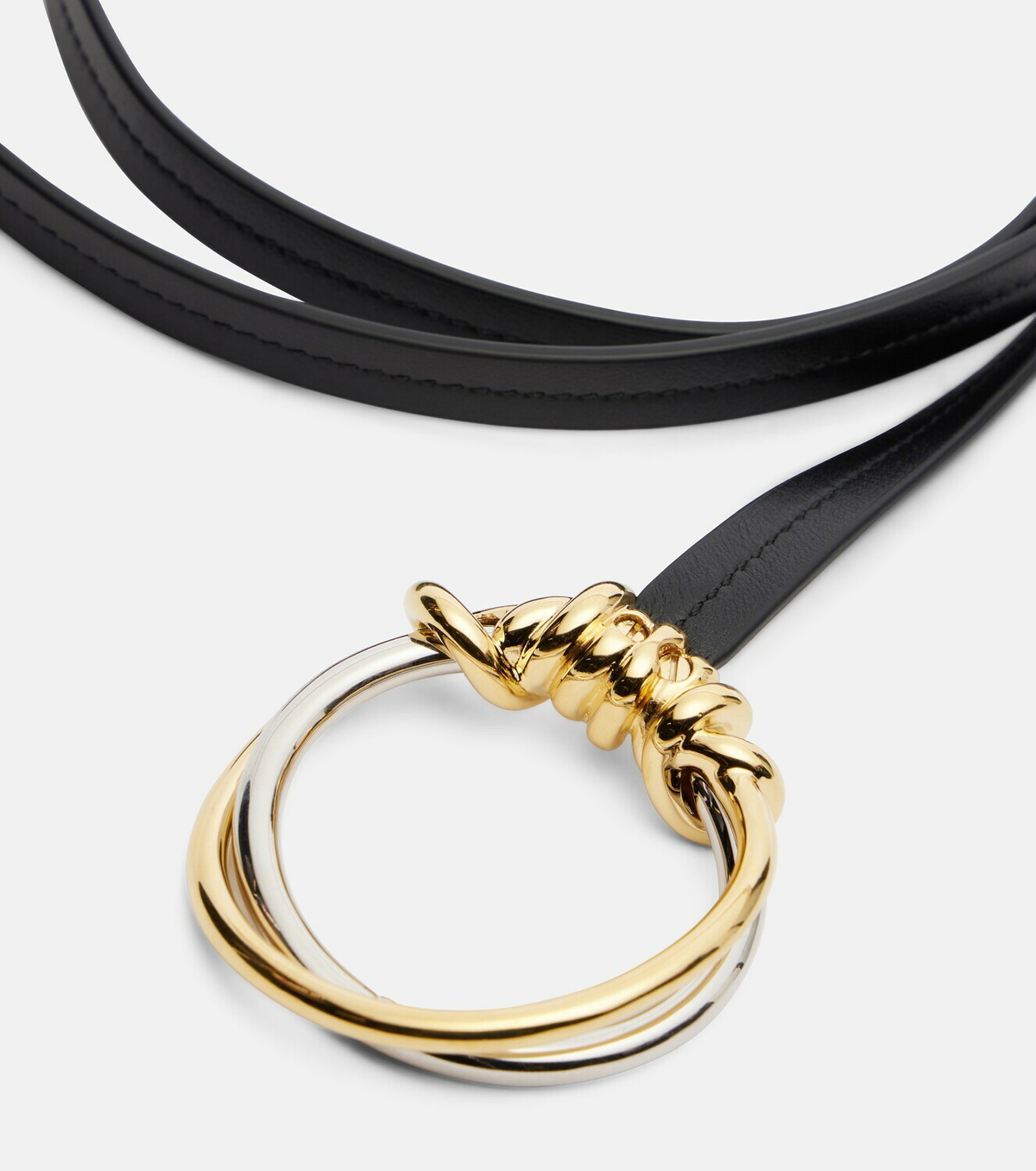 Bottega Veneta Knot Ring leather belt