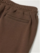 Ninety Percent - Tapered Organic Cotton-Jersey Sweatpants - Brown