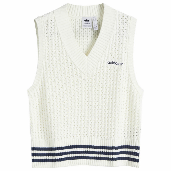 Photo: Adidas Women's Knit Vest in Off White