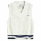 Adidas Women's Knit Vest in Off White