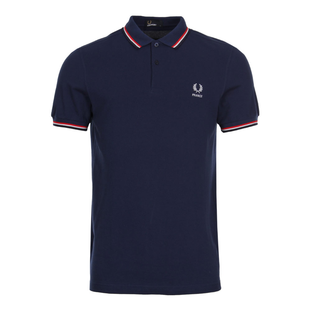 France Twin Tipped Polo - Navy