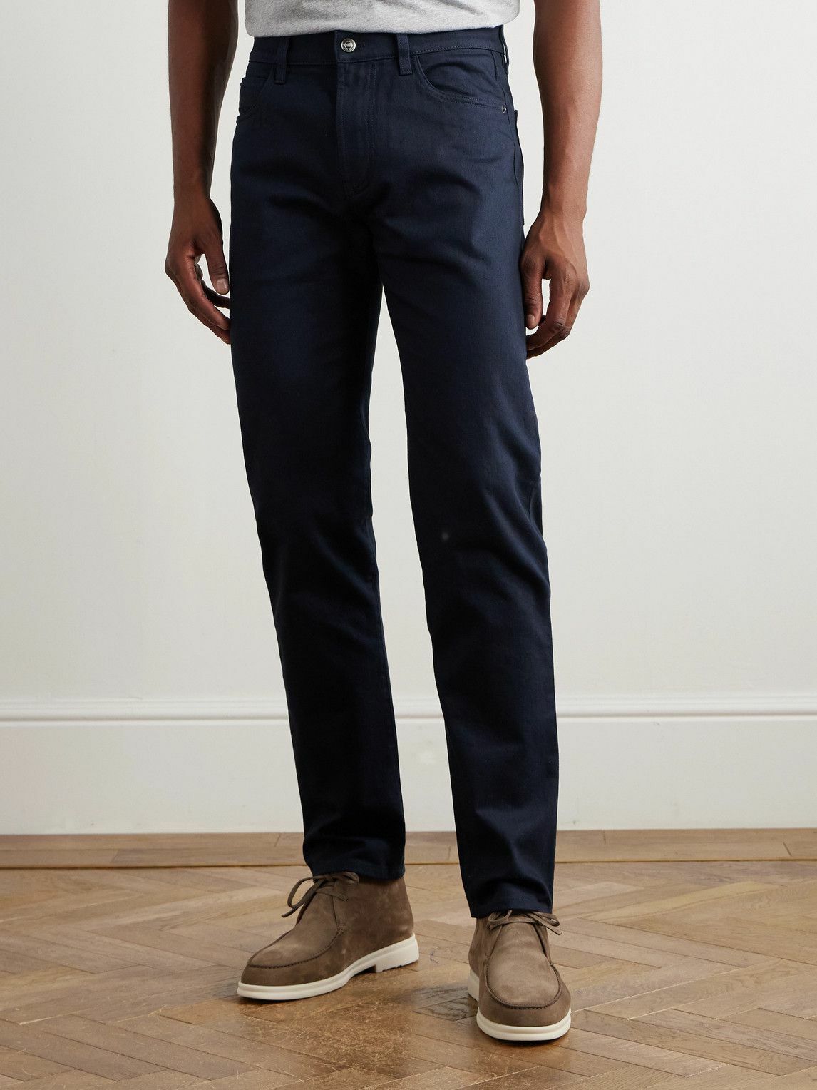 Loro Piana - Quarona Slim-Fit Straight-Leg Jeans - Blue