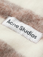 Acne Studios - Logo-Appliquéd Striped Knitted Scarf