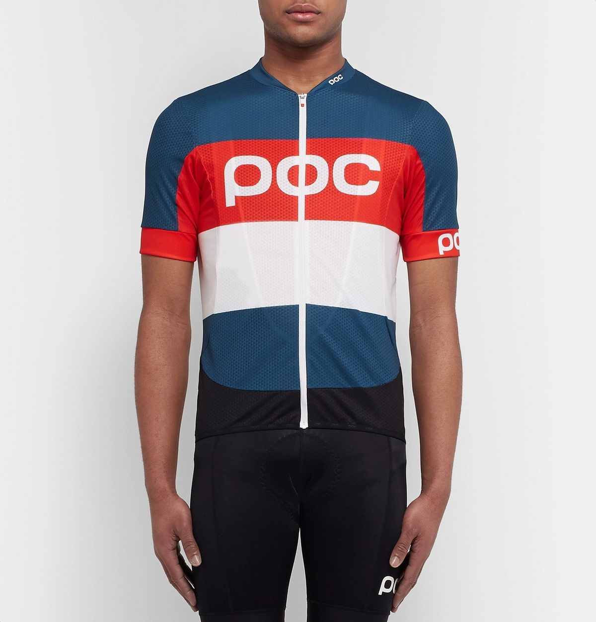 POC Essential Road Cycling Jersey Blue POC