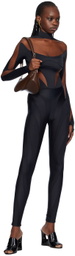Mugler Black Illusion Bodysuit