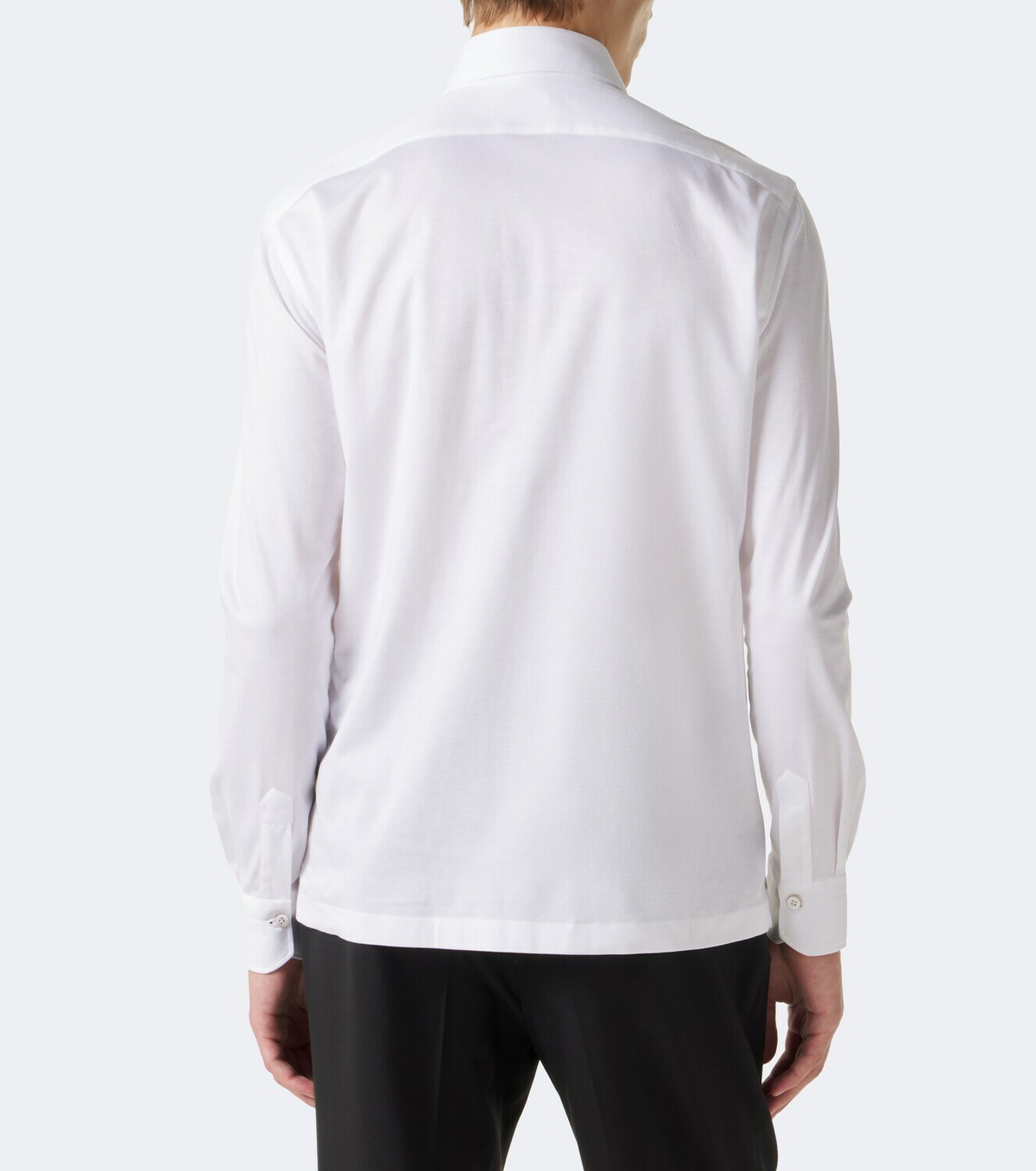 Kiton Cotton poplin polo top