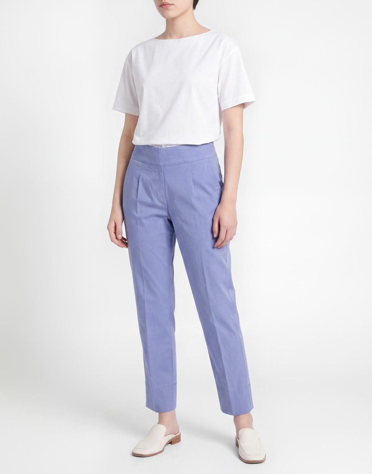 Alessia Santi Womens Pants Light in Blue
