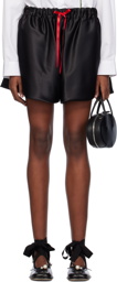 Simone Rocha Black Lady Boxer Shorts
