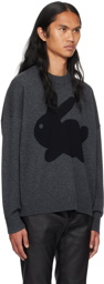 JW Anderson Gray Bunny Sweater