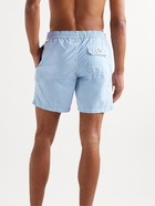 Hartford - Slim-Fit Mid-Length Swim Shorts - Blue