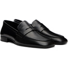 Dries Van Noten Black Leather Loafers