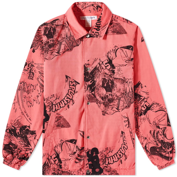 Photo: Comme des Garçons SHIRT All over Print Coach Jacket