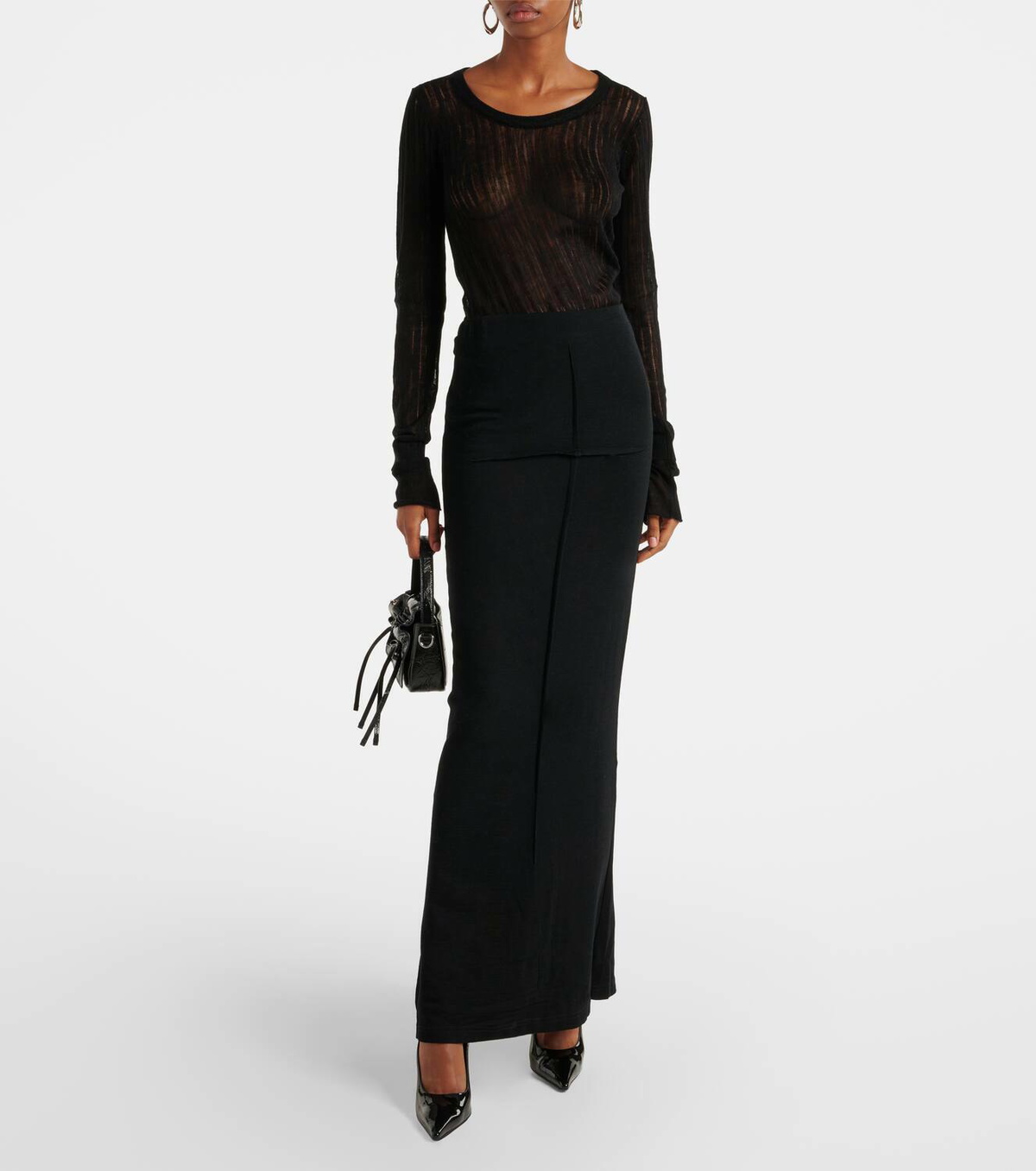 Didu Distressed wool top
