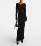 Didu Distressed wool top