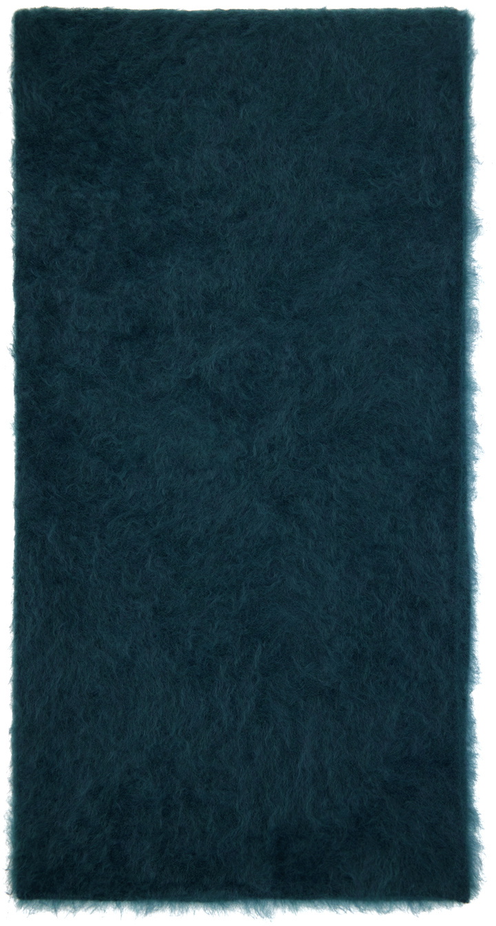 RAINMAKER KYOTO Blue Brushed Scarf