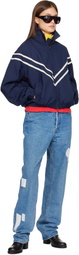 Stefan Cooke Navy Pinking Corded Jacket