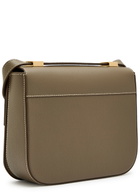 Demellier The Vancouver Grained Leather Cross-body bag - Taupe - One Size