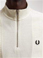 Fred Perry Polo Shirt Beige   Mens