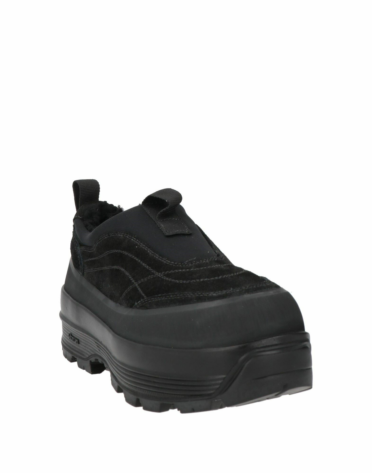 Diemme Badia Basso Shearling Womens Sneakers in Black