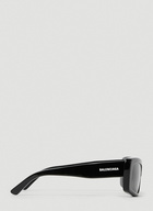 Balenciaga - Oversized Rectangle Sunglasses in Black