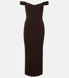 Alex Perry Off-shoulder midi dress