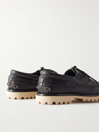 Officine Creative - Heritage Leather Boat Shoes - Black